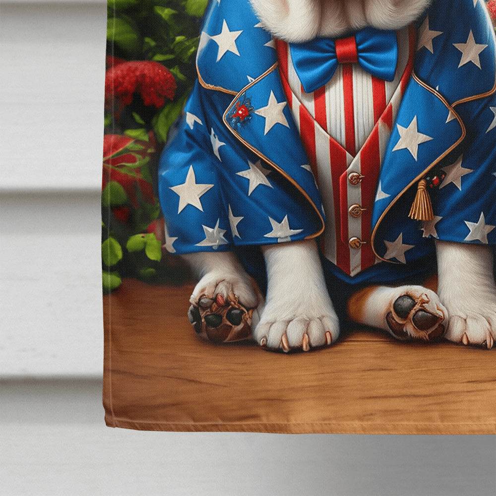 Glamorous Pups : All American English Bulldog House Flag