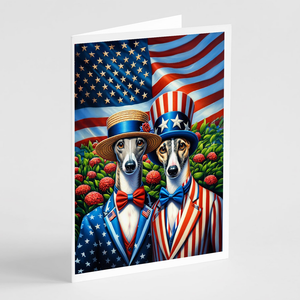 Glamorous Pups : All American Greyhound Greeting Cards Pack of 8