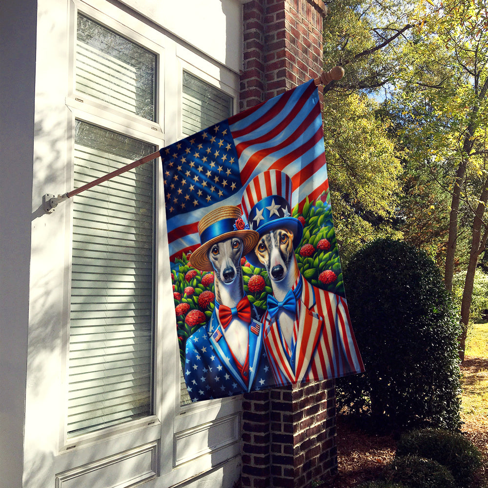 Glamorous Pups : All American Greyhound House Flag