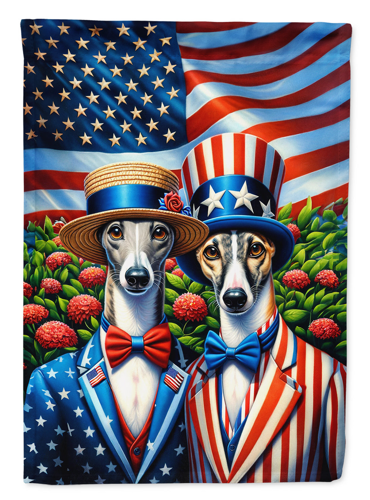 Glamorous Pups : All American Greyhound House Flag