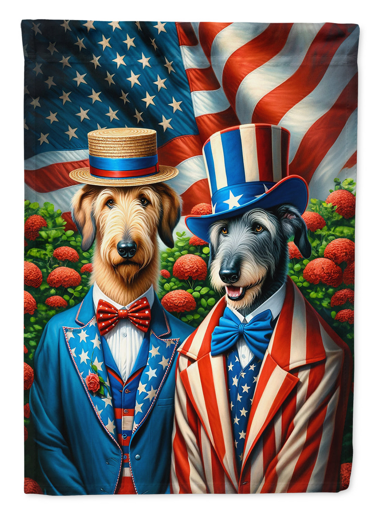 Glamorous Pups : All American Irish Wolfhound House Flag