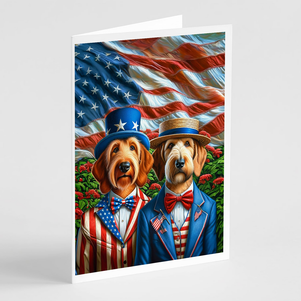 Glamorous Pups : All American Otterhound Greeting Cards Pack of 8