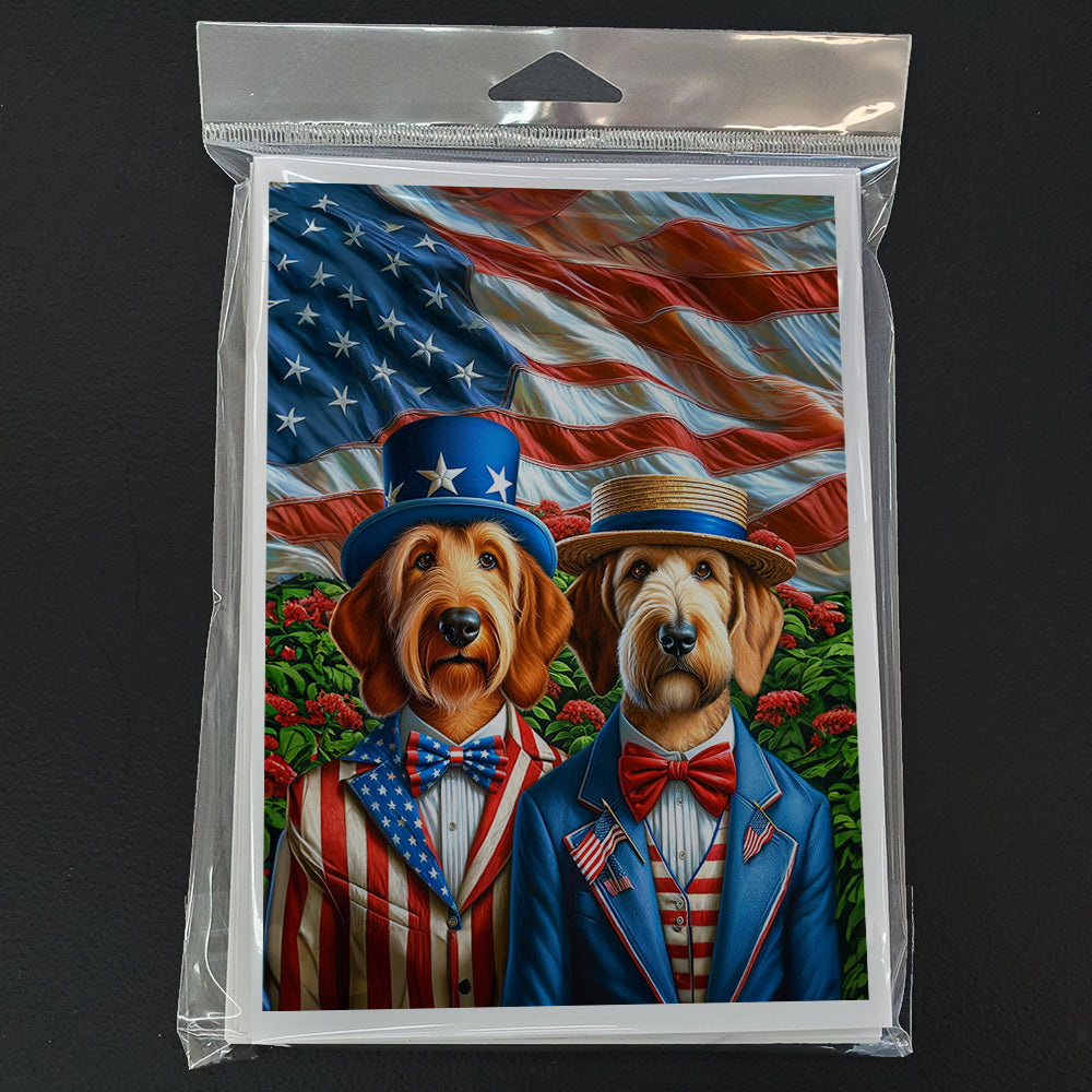 Glamorous Pups : All American Otterhound Greeting Cards Pack of 8