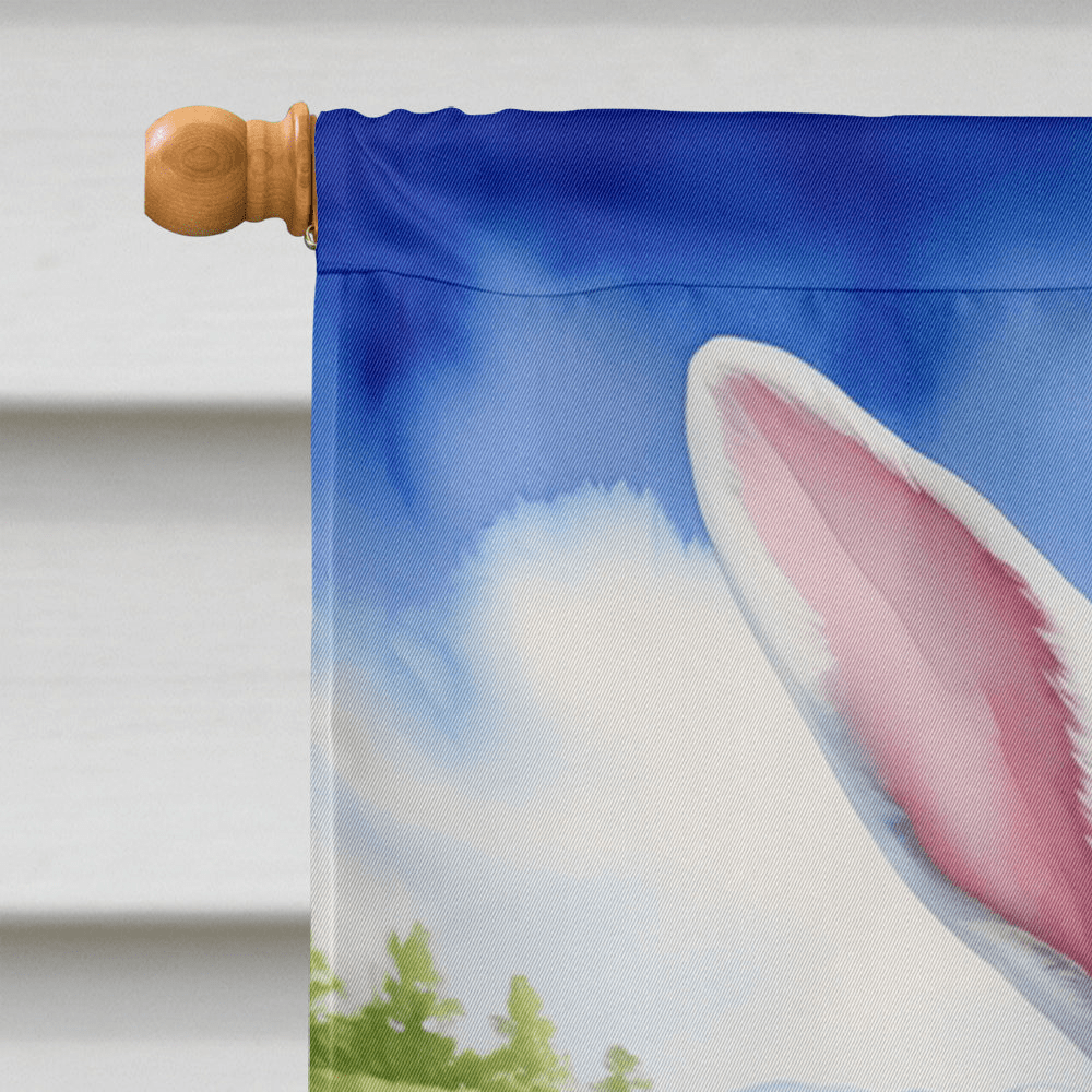 Glamorous Pups : American Bulldog Easter Egg Hunt House Flag