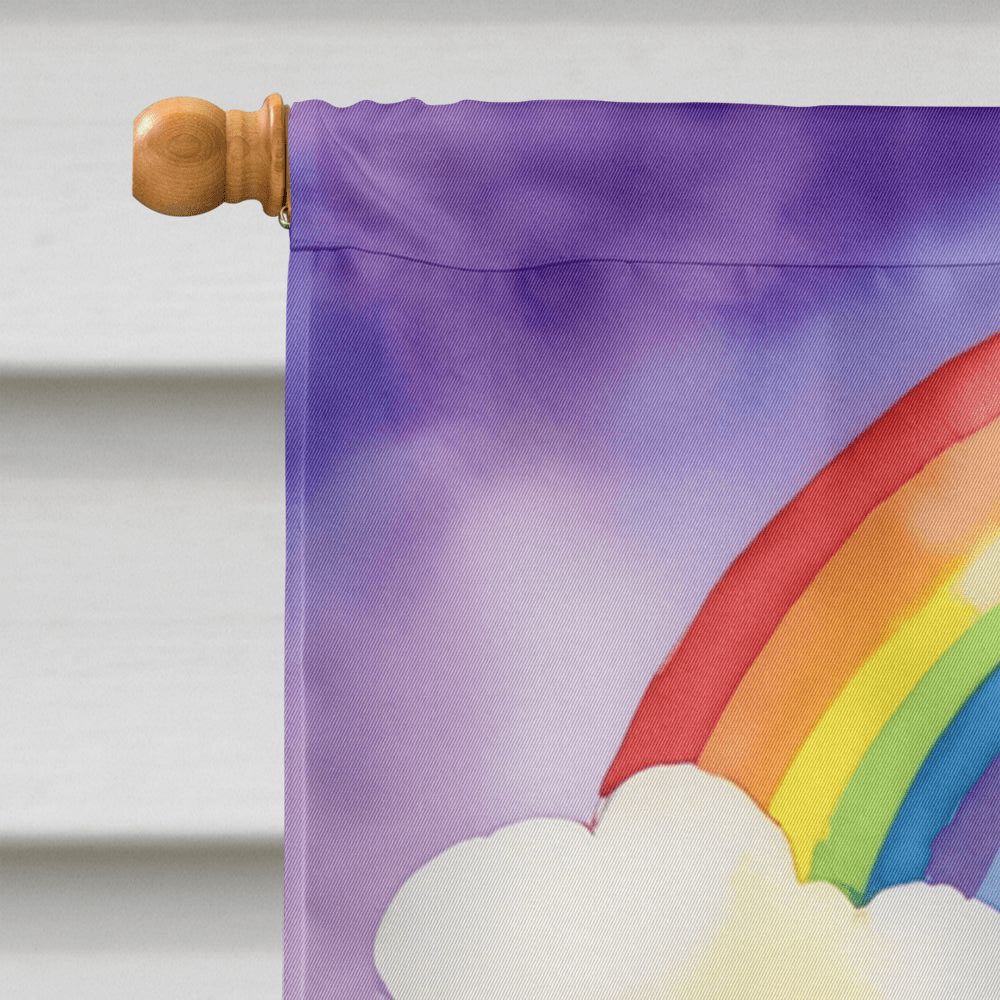 Glamorous Pups : American English Coonhound St Patrick's Day House Flag