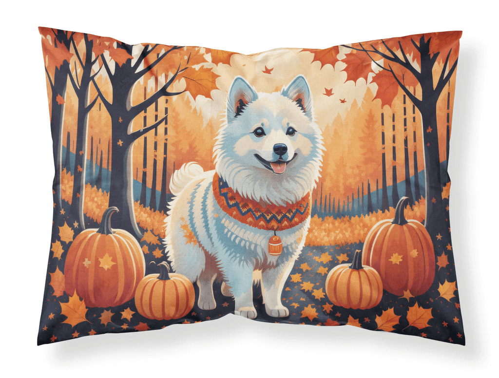 Glamorous Pups : American Eskimo Fall Standard Pillowcase