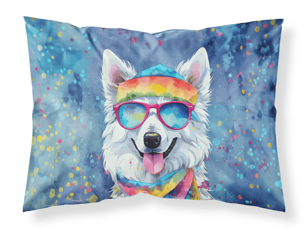 Glamorous Pups : American Eskimo Hippie Dawg Standard Pillowcase