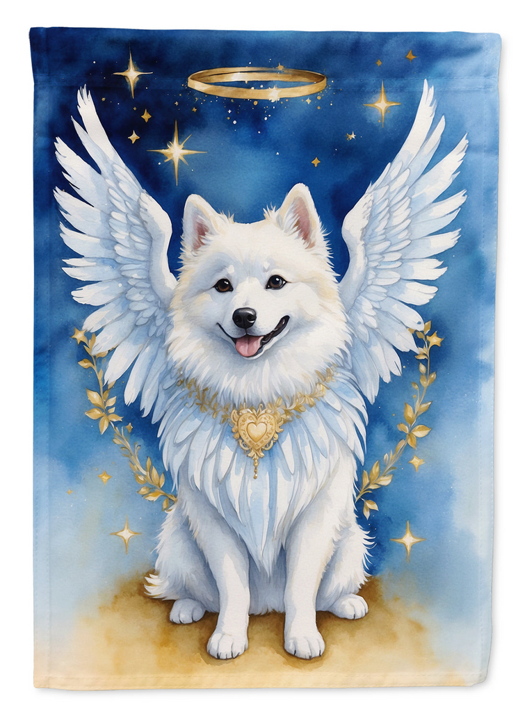Glamorous Pups : American Eskimo My Angel House Flag