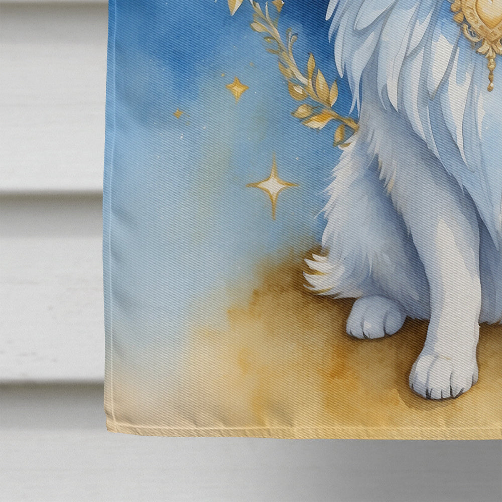 Glamorous Pups : American Eskimo My Angel House Flag