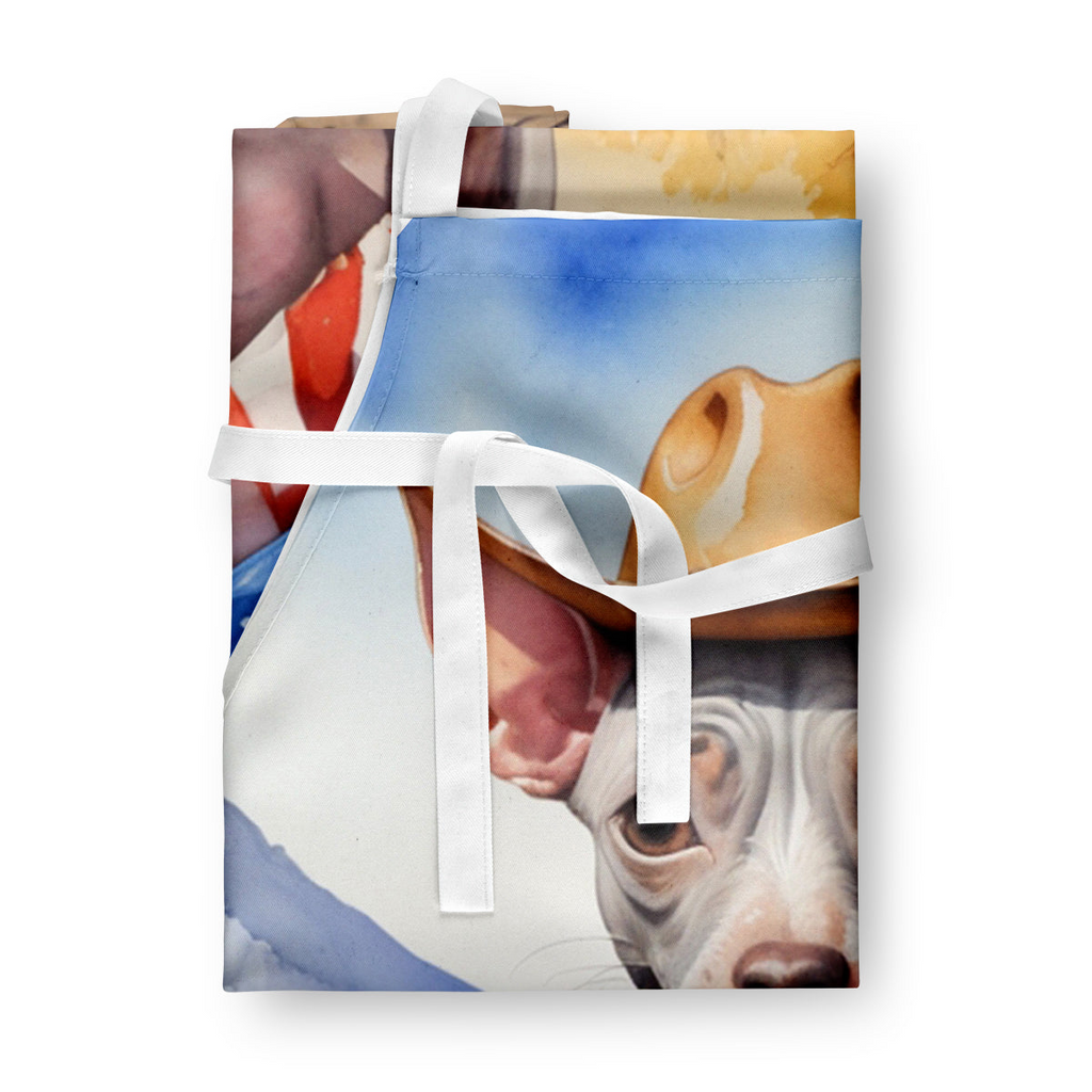 Glamorous Pups : American Hairless Terrier Cowboy Welcome Apron