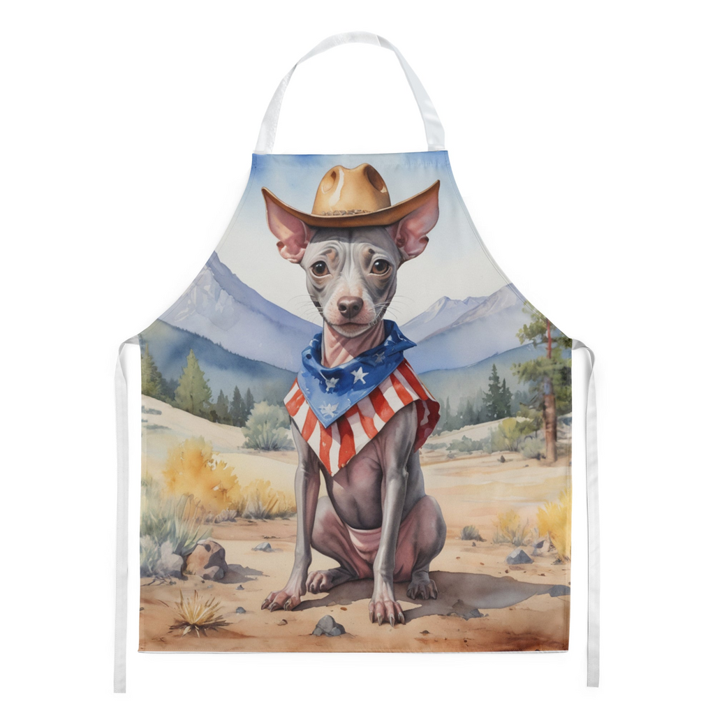 Glamorous Pups : American Hairless Terrier Cowboy Welcome Apron