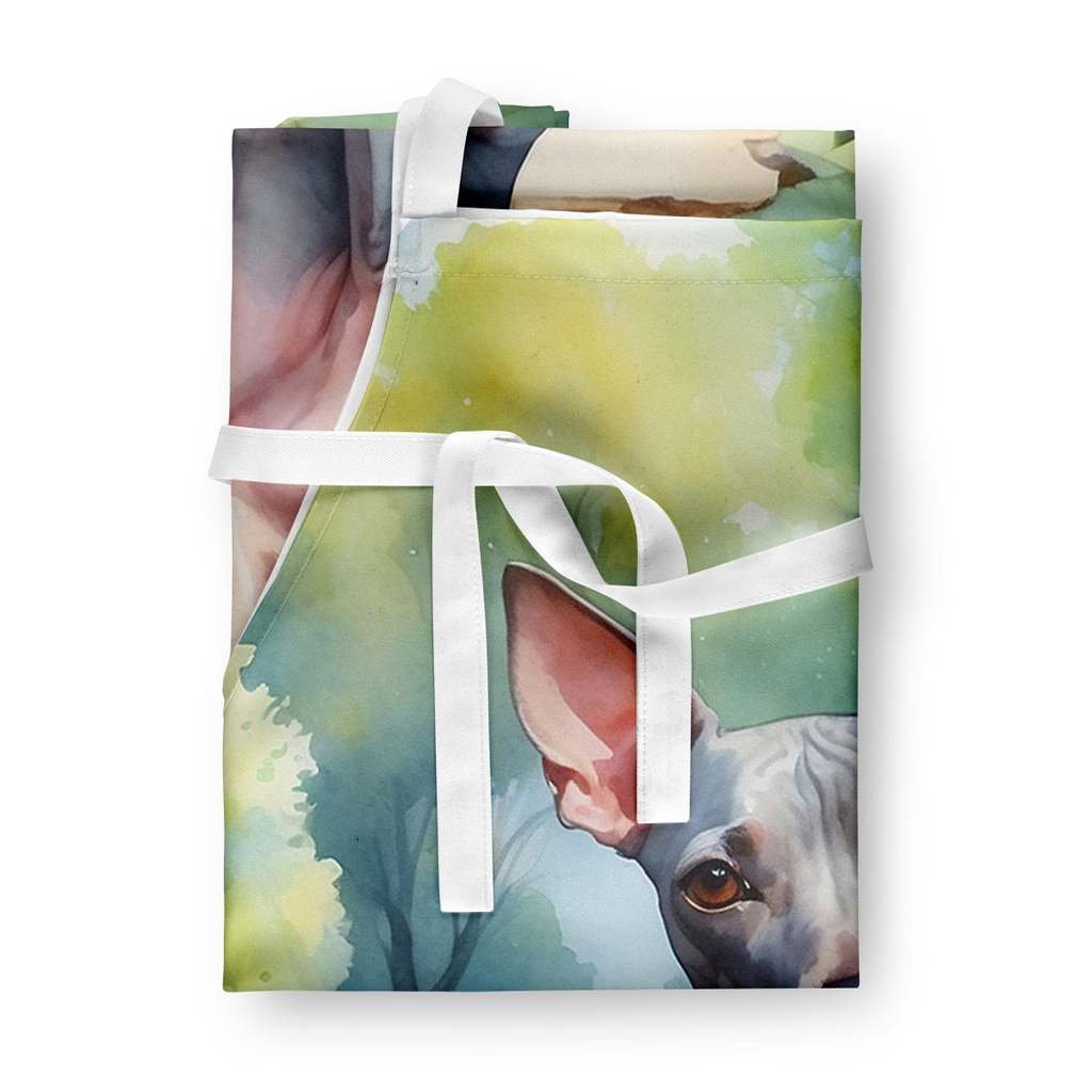 Glamorous Pups : American Hairless Terrier Spring Garden Apron