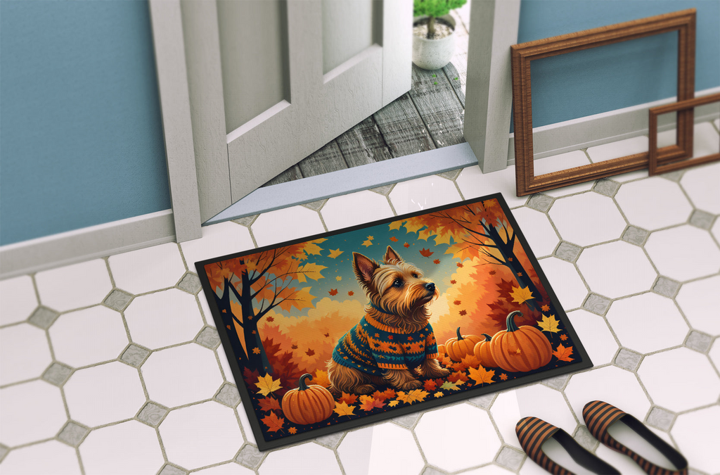 Glamorous Pups : Australian Terrier Terrier Fall Doormat