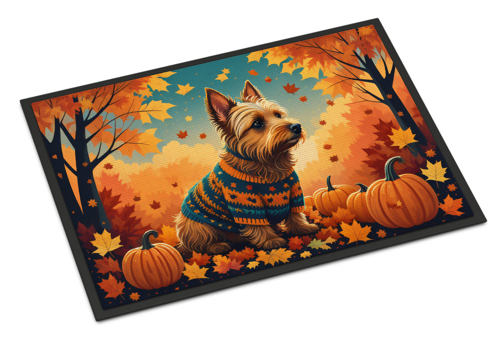 Glamorous Pups : Australian Terrier Terrier Fall Doormat