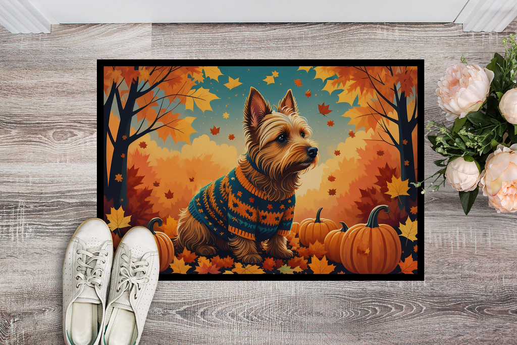Glamorous Pups : Australian Terrier Terrier Fall Doormat
