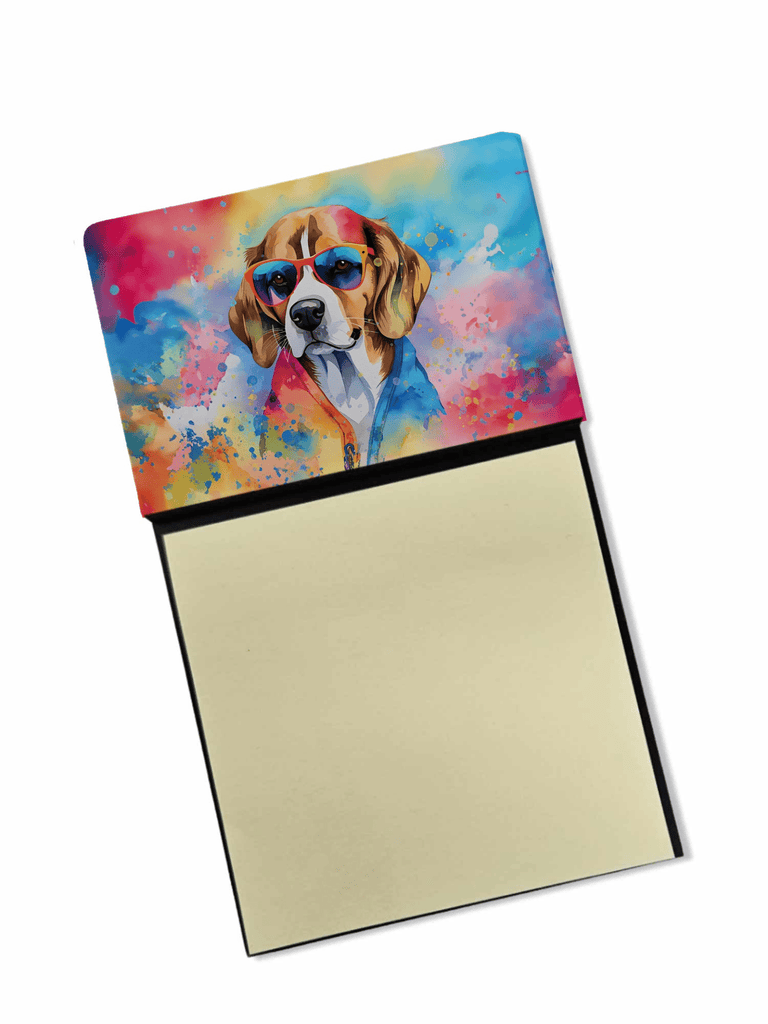 Glamorous Pups : Beagle Hippie Dawg Sticky Note Holder