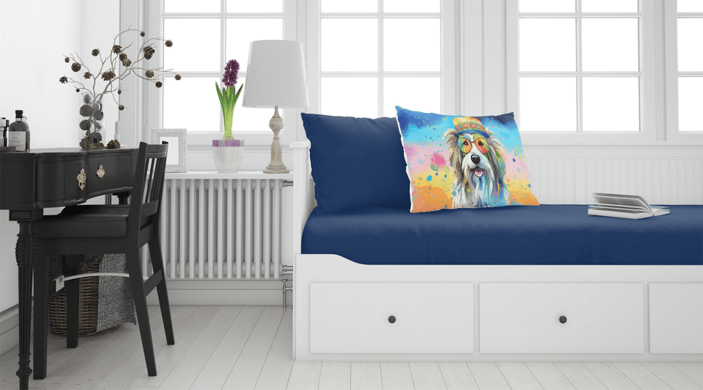Glamorous Pups : Bearded Collie Hippie Dawg Standard Pillowcase