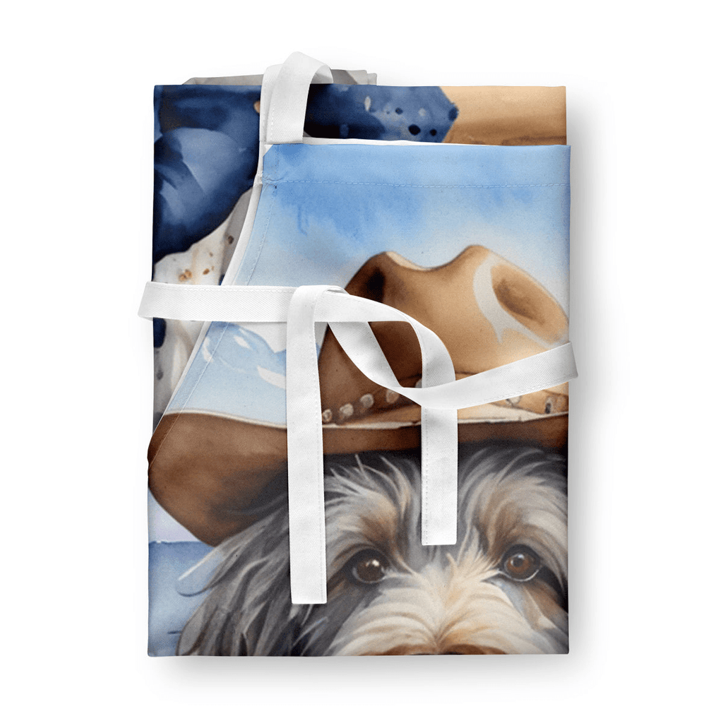 Glamorous Pups : Bergamasco Sheepdog Cowboy Welcome Apron