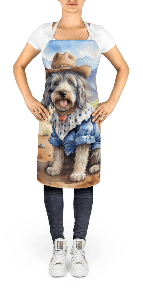 Glamorous Pups : Bergamasco Sheepdog Cowboy Welcome Apron