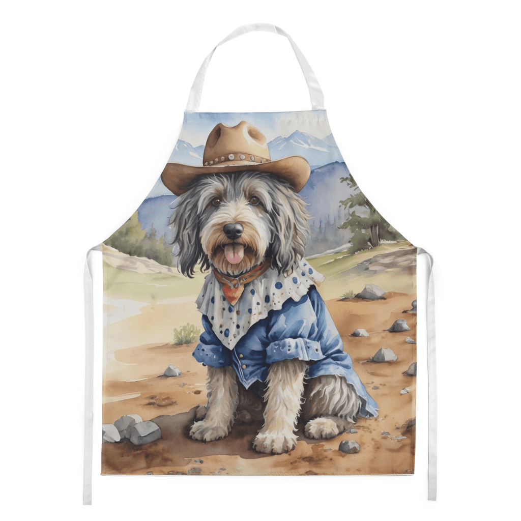 Glamorous Pups : Bergamasco Sheepdog Cowboy Welcome Apron