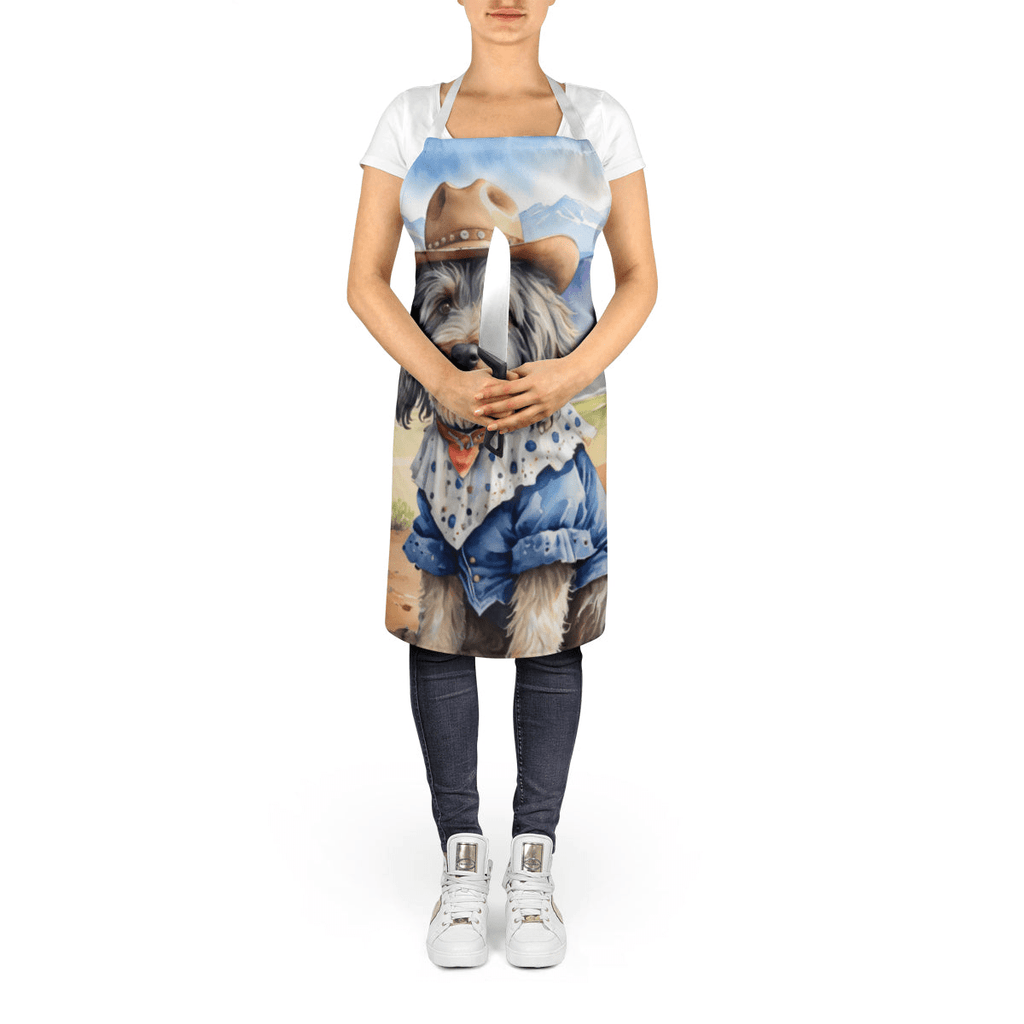 Glamorous Pups : Bergamasco Sheepdog Cowboy Welcome Apron