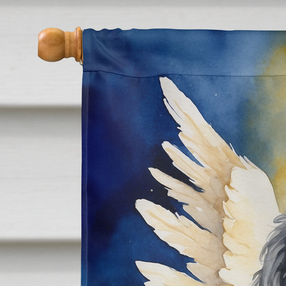 Glamorous Pups : Bergamasco Sheepdog My Angel House Flag
