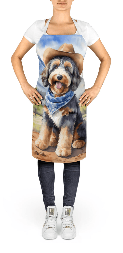 Glamorous Pups : Bernedoodle Cowboy Welcome Apron