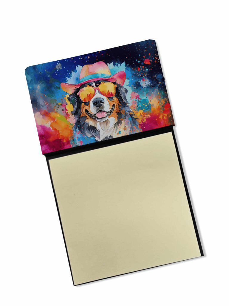 Glamorous Pups : Bernese Mountain Dog Hippie Dawg Sticky Note Holder