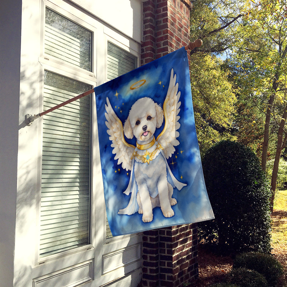 Glamorous Pups : Bichon Frise My Angel House Flag