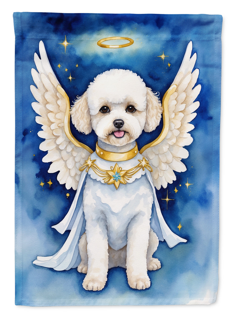 Glamorous Pups : Bichon Frise My Angel House Flag