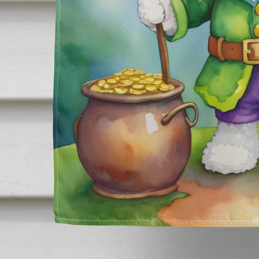 Glamorous Pups : Bichon Frise St Patrick's Day House Flag