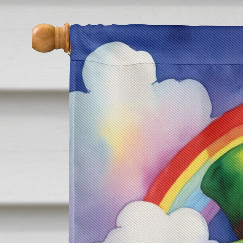 Glamorous Pups : Bichon Frise St Patrick's Day House Flag