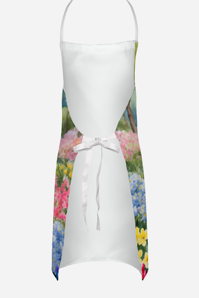 Glamorous Pups : Black and Tan Coonhound Spring Path Apron