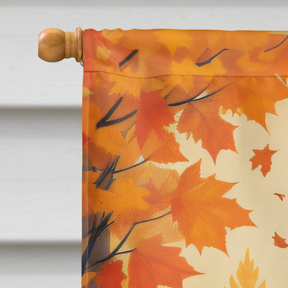 Glamorous Pups : Black Cairn Terrier Fall House Flag