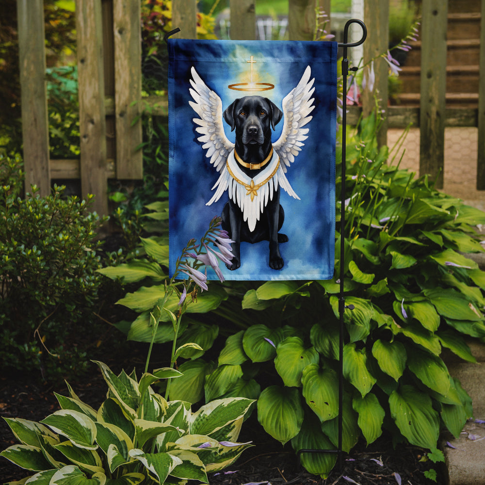 Glamorous Pups : Black Labrador Retriever My Angel Garden Flag