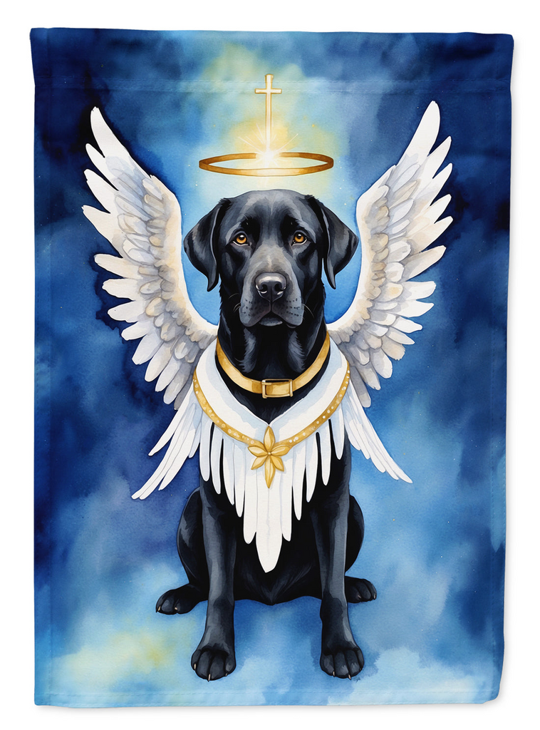 Glamorous Pups : Black Labrador Retriever My Angel Garden Flag