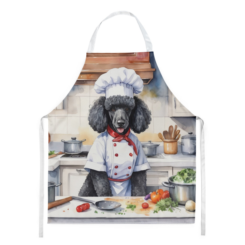 Glamorous Pups : Black Poodle The Chef Apron