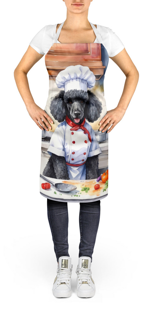 Glamorous Pups : Black Poodle The Chef Apron
