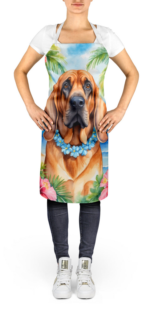 Glamorous Pups : Bloodhound Luau Apron