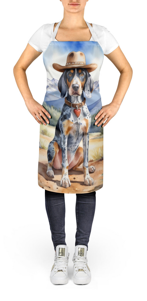 Glamorous Pups : Bluetick Coonhound Cowboy Welcome Apron