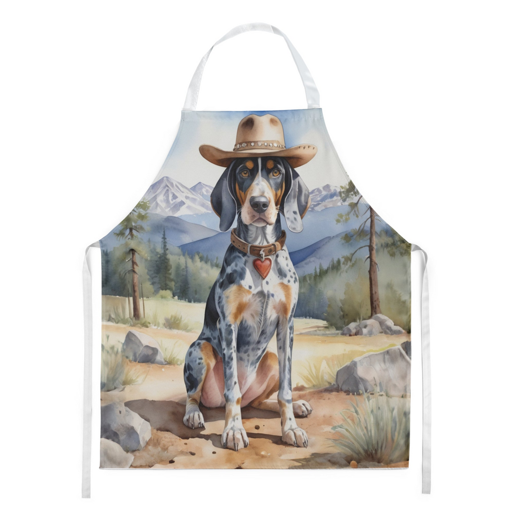 Glamorous Pups : Bluetick Coonhound Cowboy Welcome Apron