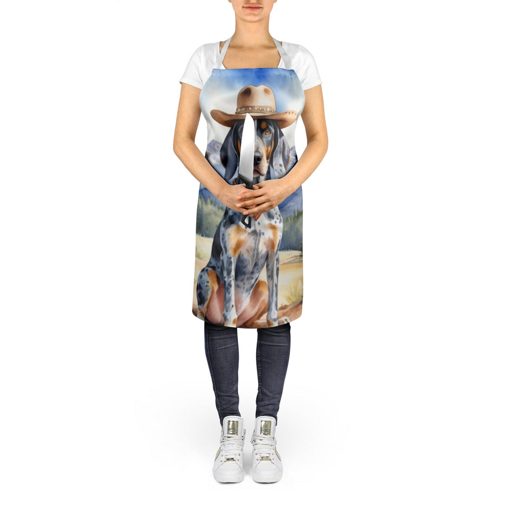 Glamorous Pups : Bluetick Coonhound Cowboy Welcome Apron