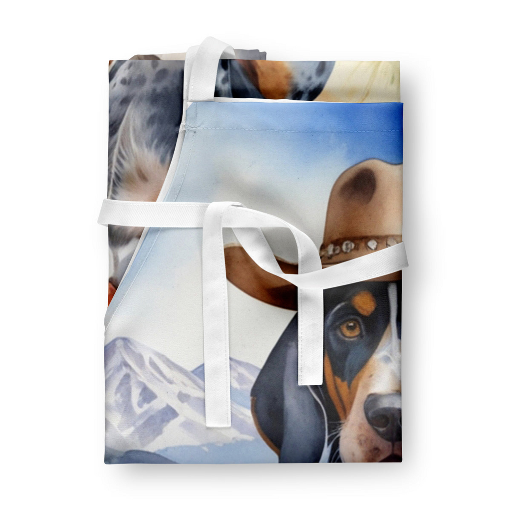 Glamorous Pups : Bluetick Coonhound Cowboy Welcome Apron