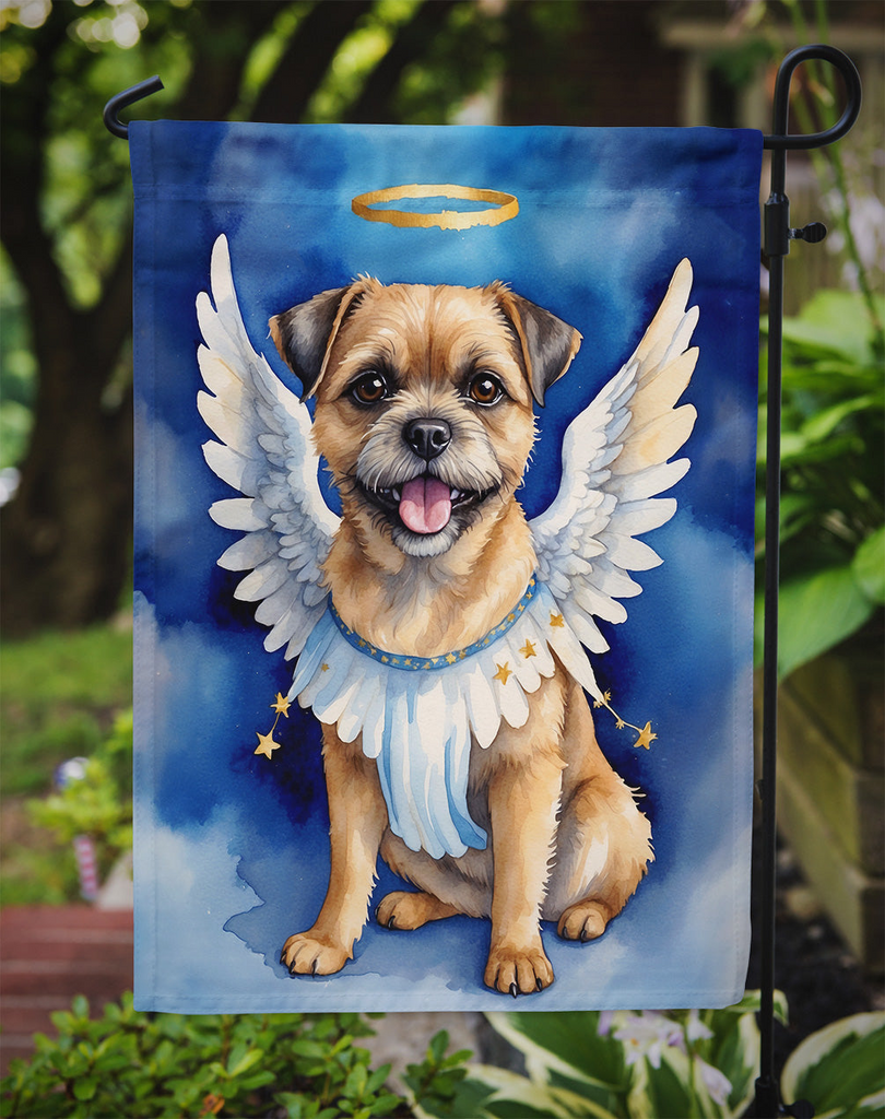 Glamorous Pups : Border Terrier My Angel Garden Flag