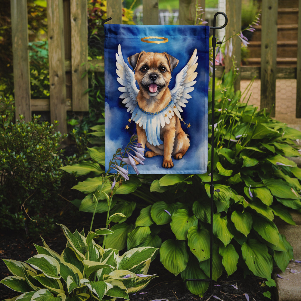 Glamorous Pups : Border Terrier My Angel Garden Flag
