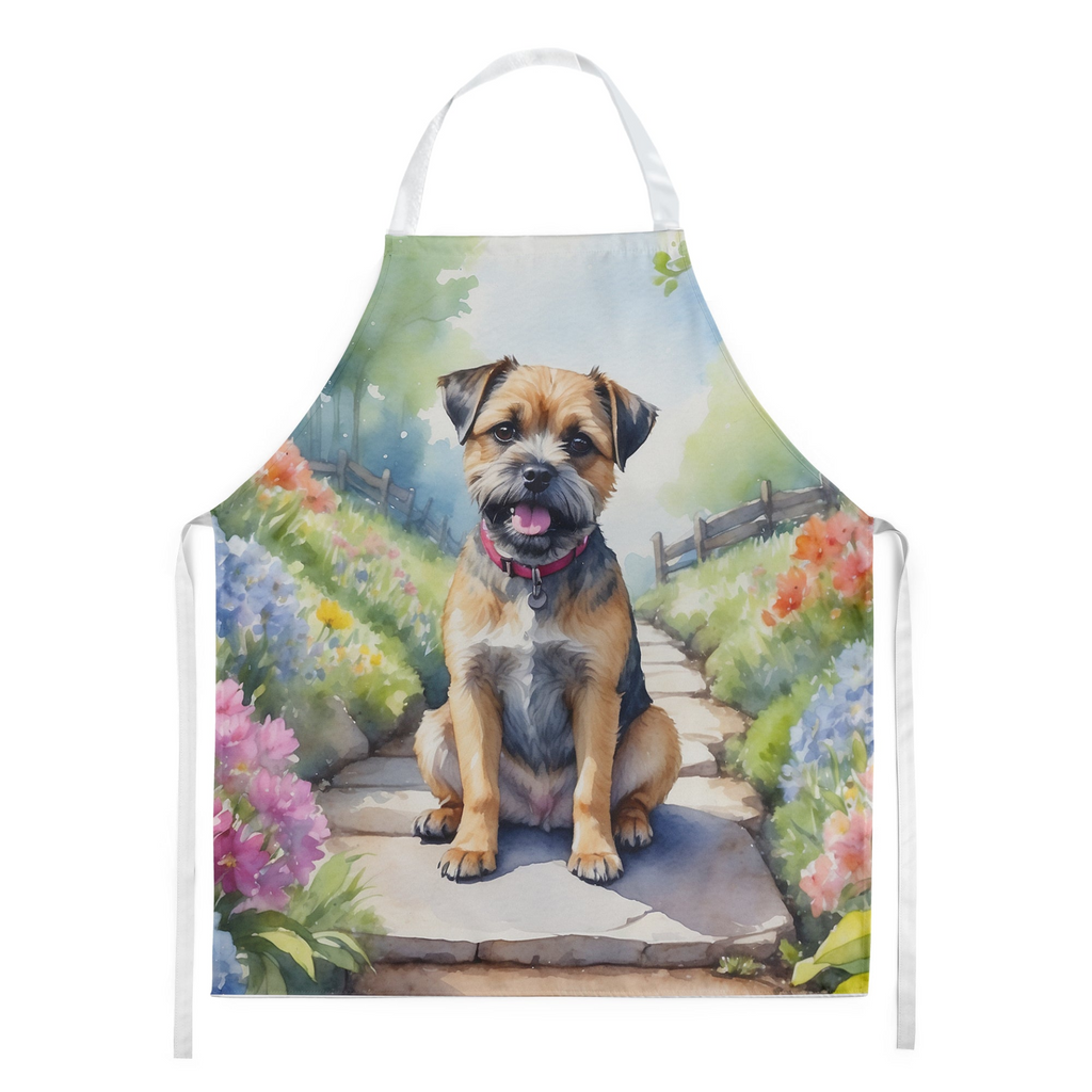 Glamorous Pups : Border Terrier Spring Path Apron