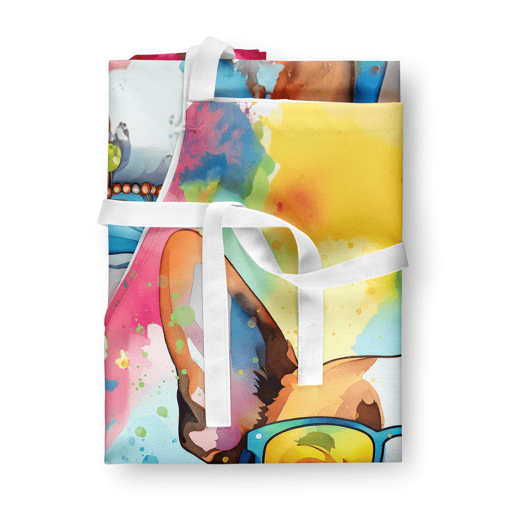 Glamorous Pups : Boston Terrier Hippie Dawg Apron