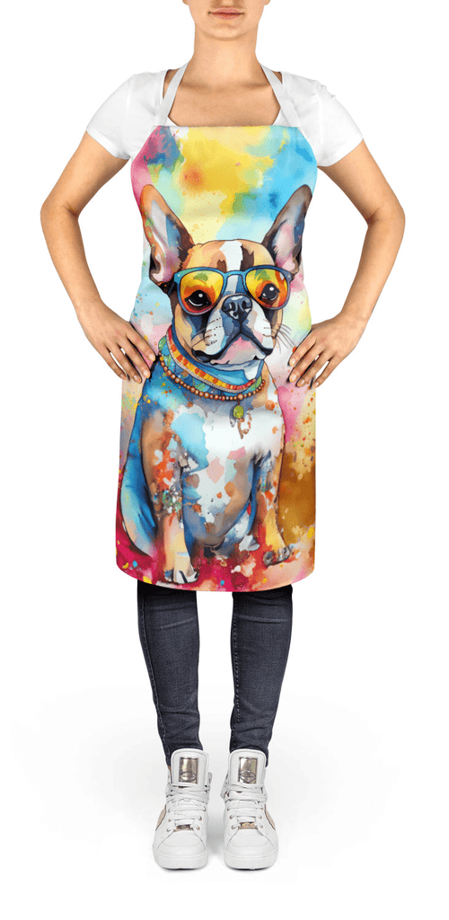 Glamorous Pups : Boston Terrier Hippie Dawg Apron