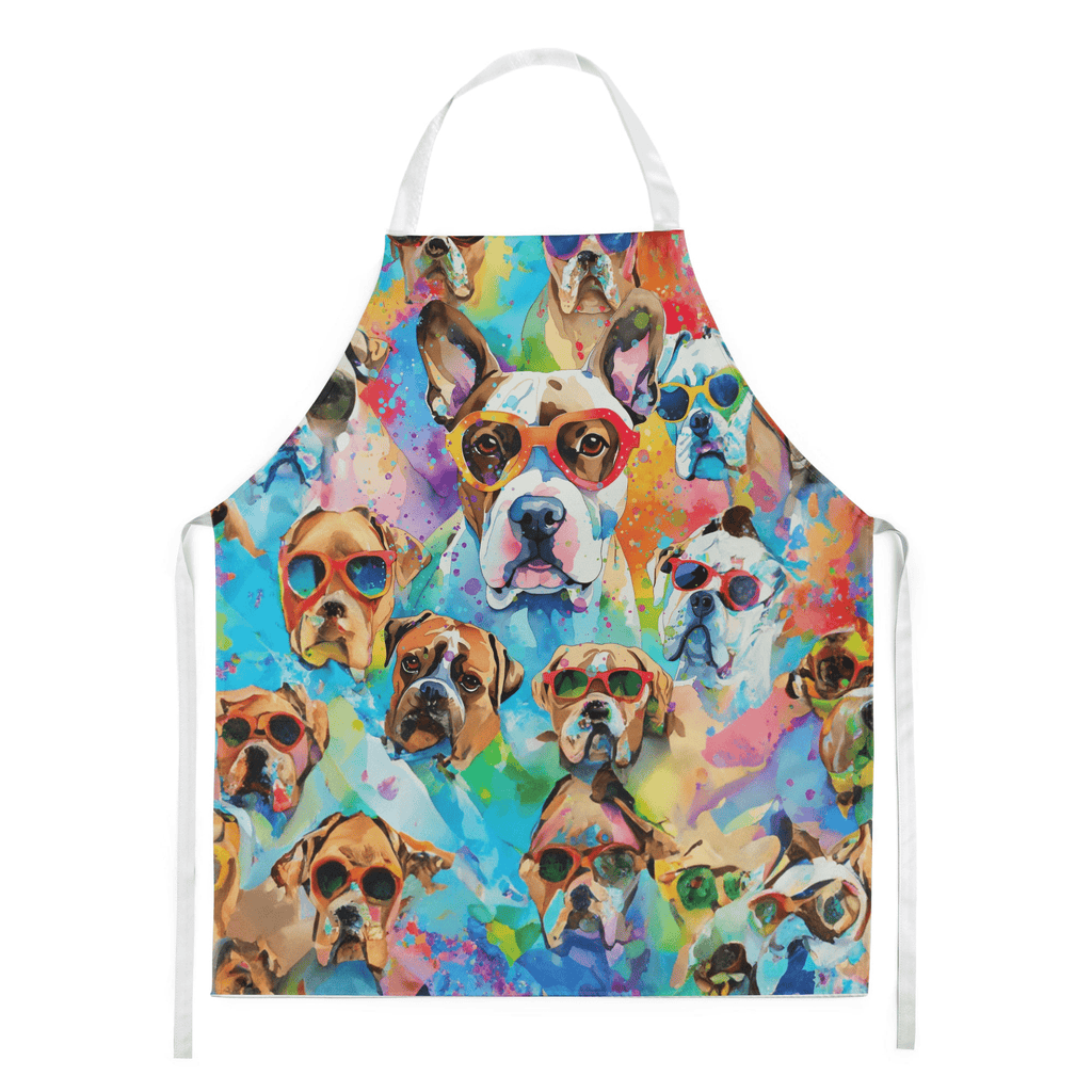 Glamorous Pups : Boxer Hippie Dawg Apron
