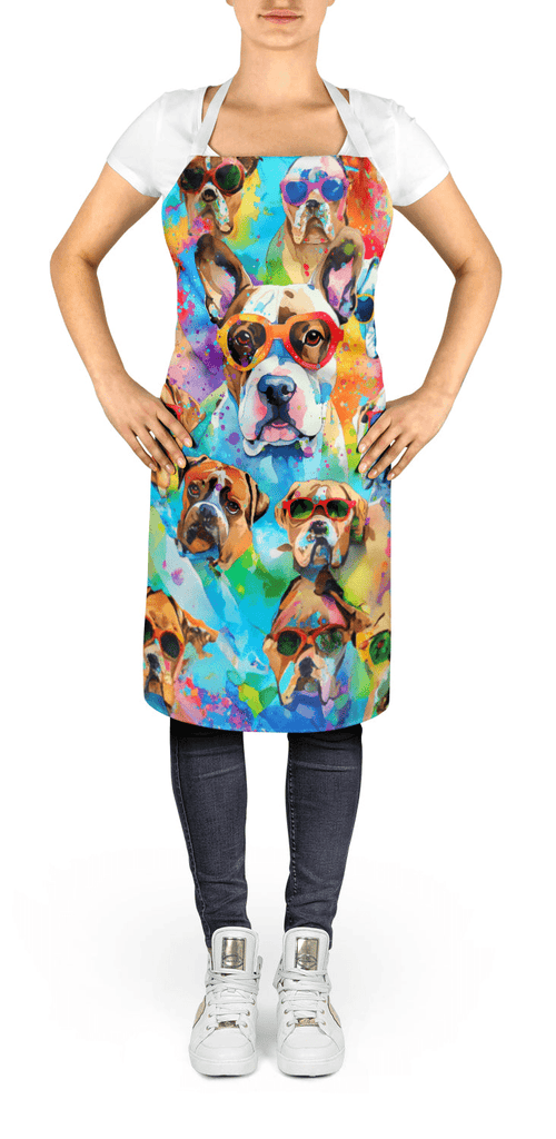 Glamorous Pups : Boxer Hippie Dawg Apron